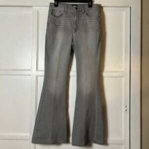 Hudson Heidi Jeans Gray Wash Size 29 High Rise Wide Leg Women's 29